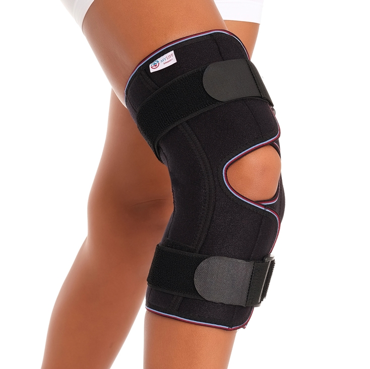 Patella ve Menteşe Destekli Ön Kısmı Açık Tam Dizlik